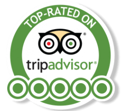 Top rated on TripAdvisor logo