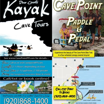 Door County Kayak Tours brochure