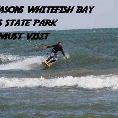Whitefish Bay Dunes State Park kitesurfing