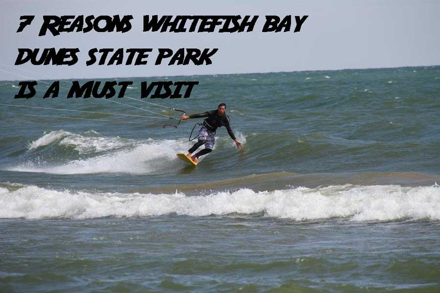 whitefish-bay-dunes-state-park Whitefish Bay Dunes State Park kitesurfing