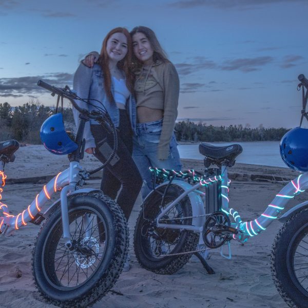 girls and their e-bikes